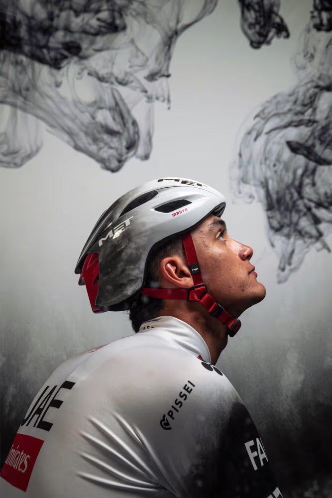 MET Trenta 3K Carbon UAE Team Emirates XRG World Tour DNA Helmet | Strictly Bicycles