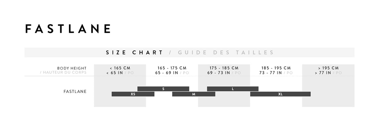 SCOTT Fastlane Electric Road Bike Size Chart | Strictly Bicycles