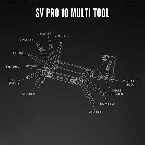 Lezyne SV Pro Multi-Tool | Strictly Bicycles