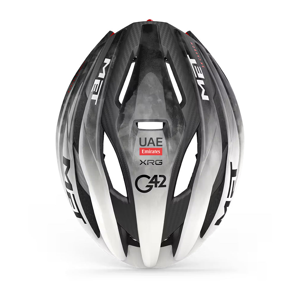 MET Trenta 3K Carbon UAE Team Emirates XRG World Tour DNA Helmet | Strictly Bicycles
