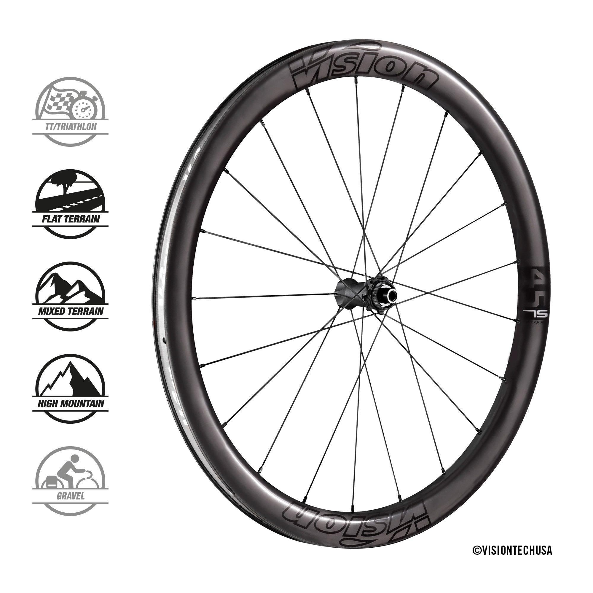 Vision Merton 45 SL Disc Wheelset Strictly Bicycles Strictly Bicycles