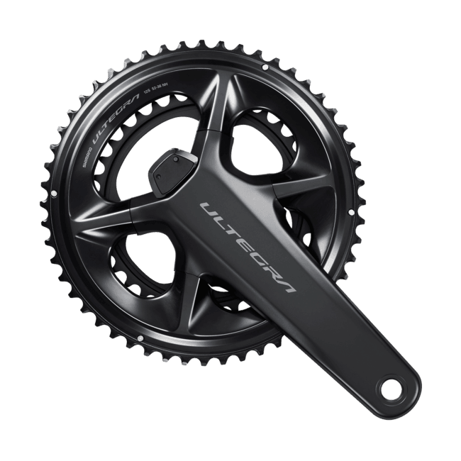 SHIMANO FC-R8100/P ULTEGRA チェーンリング Shimano Ultegra FC-R8100-P Dual-Sided Power Meter Crankset