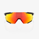 100% RACETRAP - Soft Tact Black HiPER Red Multilayer Mirror Lens | Strictly Bicycles