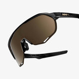 100% S2 - Matte Black Soft Gold Mirror Lens | Strictly Bicycles 