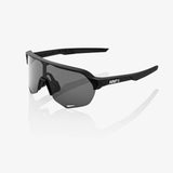100% S2 - Soft Tact Black Smoke Lens | Strictly Bicycles