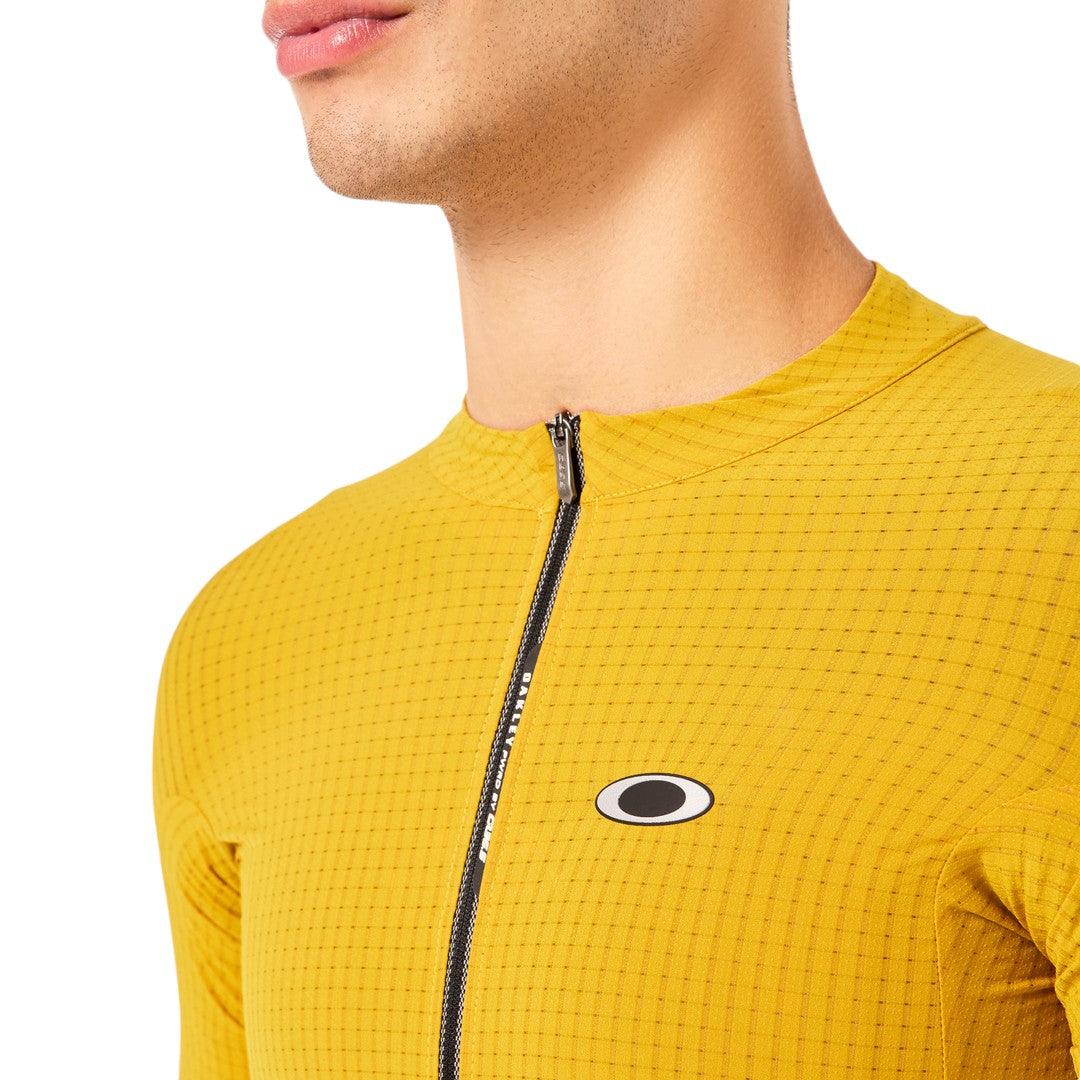 Cycling Jersey Short Sleeve L1 Woman Pinstripe X - Lime • Q36.5