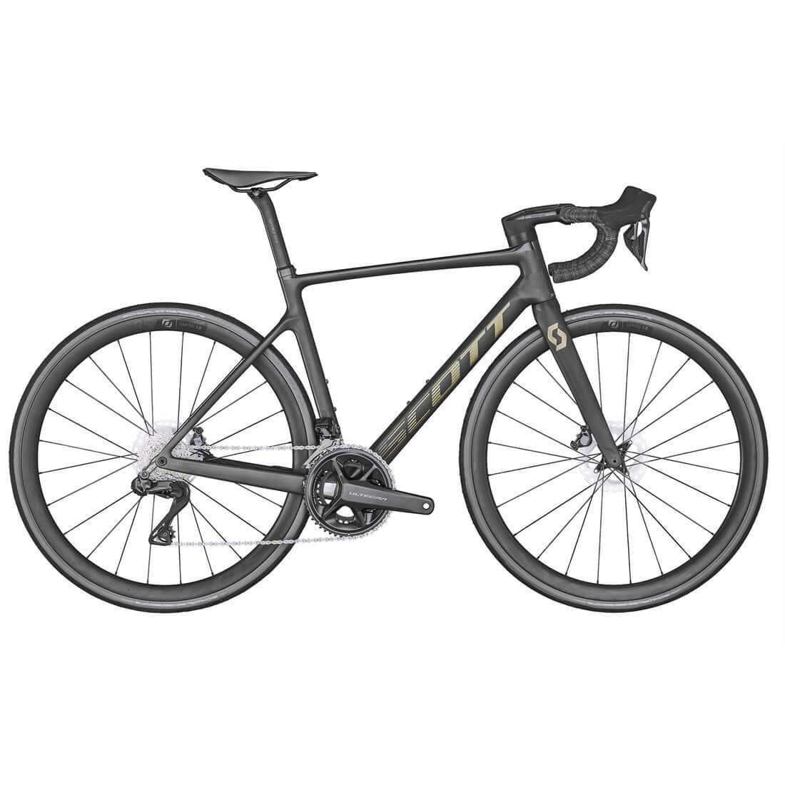 Image of Scott Sports Addict RC 15 Black Bike | Strictly Bicycles