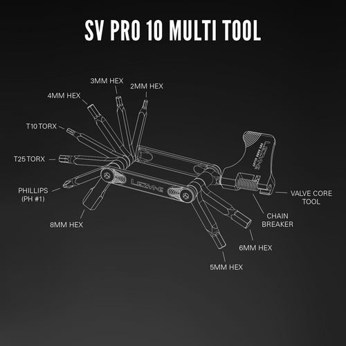 Lezyne SV Pro Multi-Tool | Strictly Bicycles