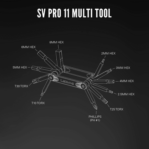 Lezyne SV Pro Multi-Tool | Strictly Bicycles