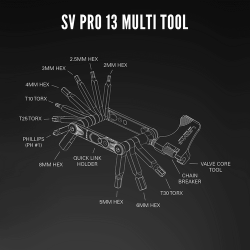 Lezyne SV Pro Multi-Tool | Strictly Bicycles