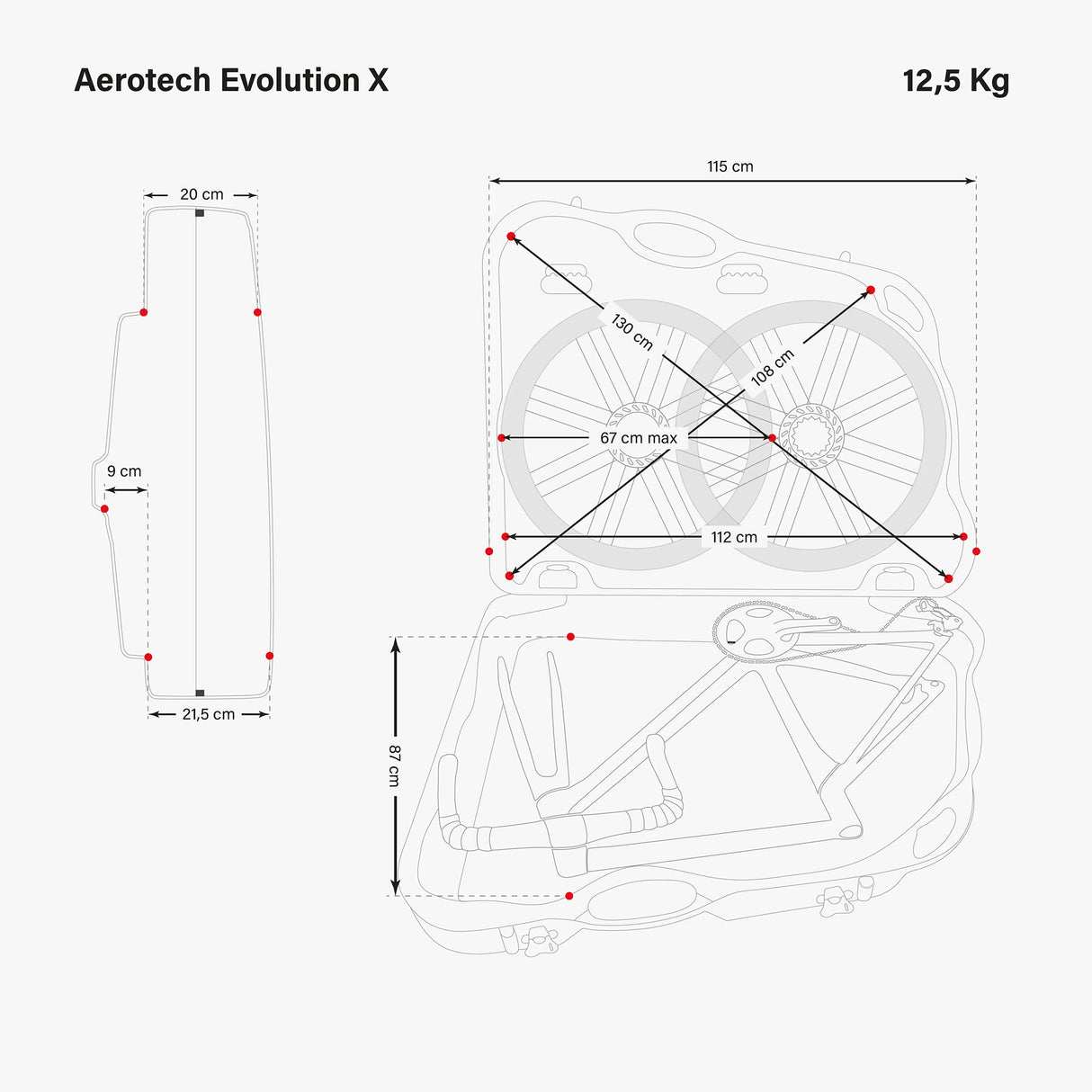 SCICON Aerotech Evolution X TSA Bike Travel Case | Strictly Bicycles