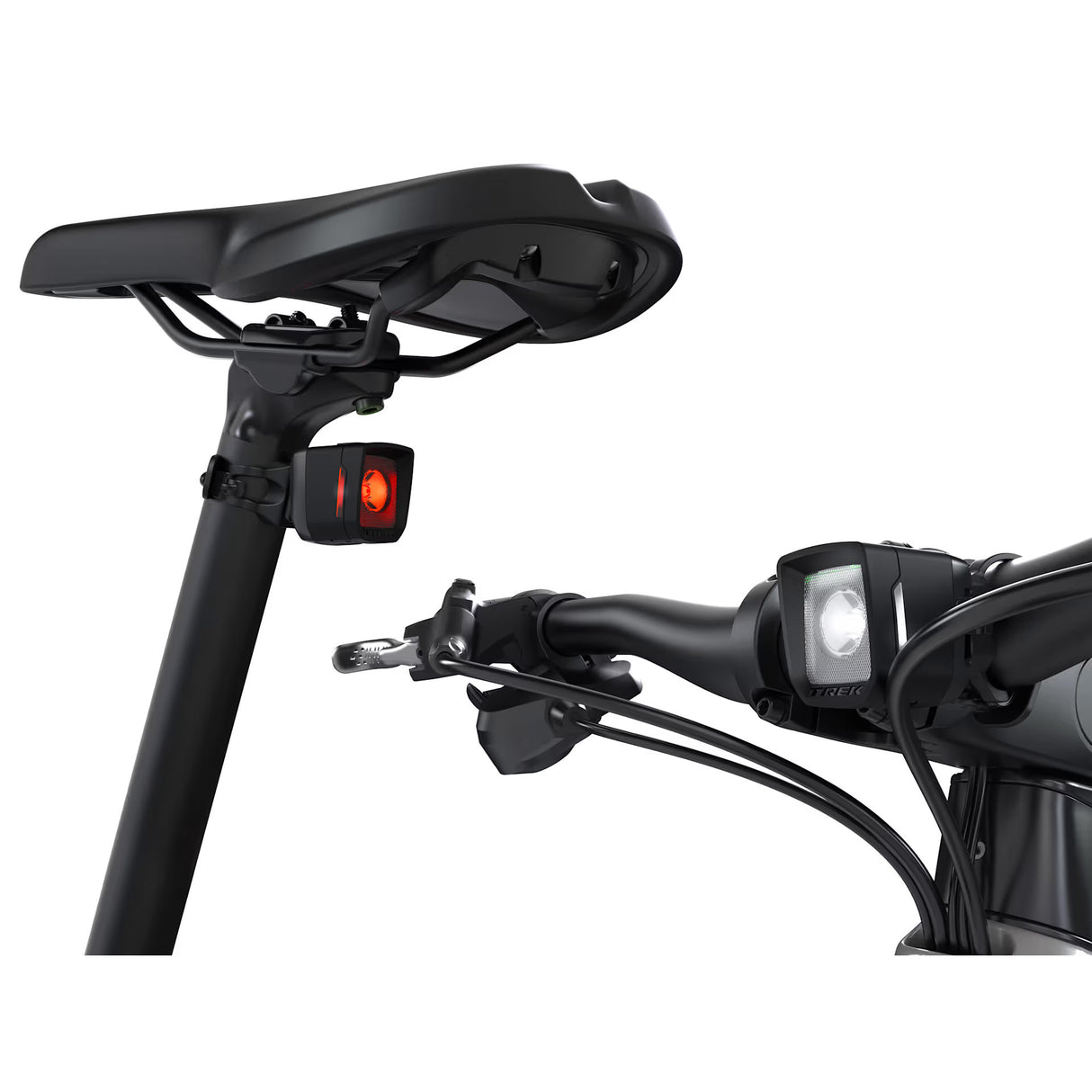 Trek Ion 100 R/Flare R City Bike Light Set | Strictly Bicycles
