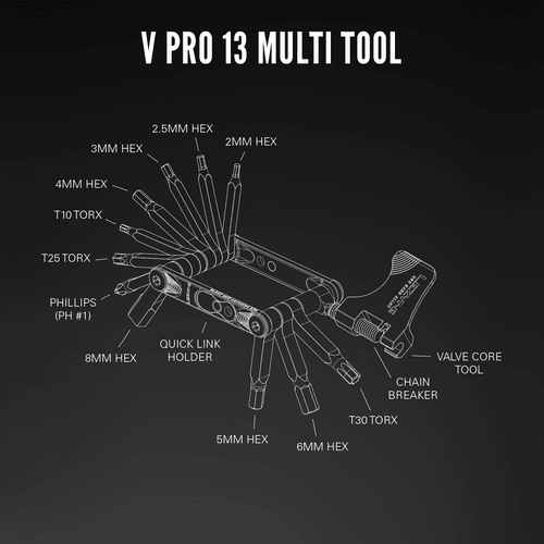 Lezyne V Pro Multi-Tool | Strictly Bicycles