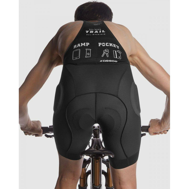 Assos of Switzerland Trail Liner Bib Shorts | Strictly Bicycles 