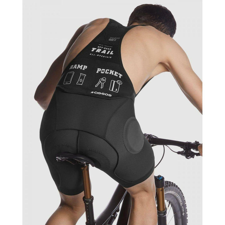 Assos of Switzerland Trail Liner Bib Shorts | Strictly Bicycles 