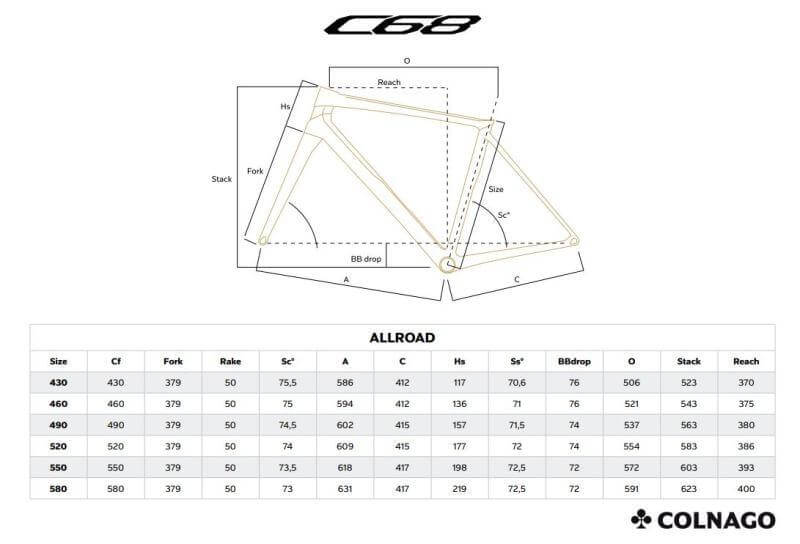 Colnago C68 All-Road | Strictly Bicycles 