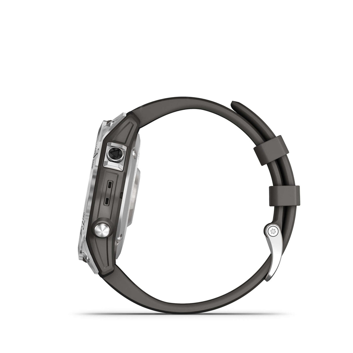 Garmin fēnix 7 Standard Edition Silver with Graphite Band | Strictly Bicycles