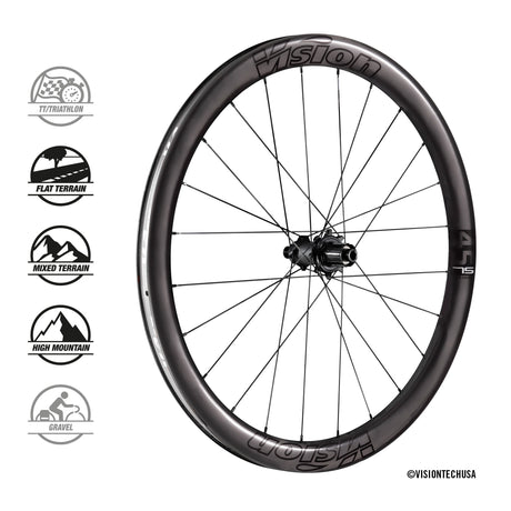 Vision Merton 45 SL Disc Wheelset | Strictly Bicycles