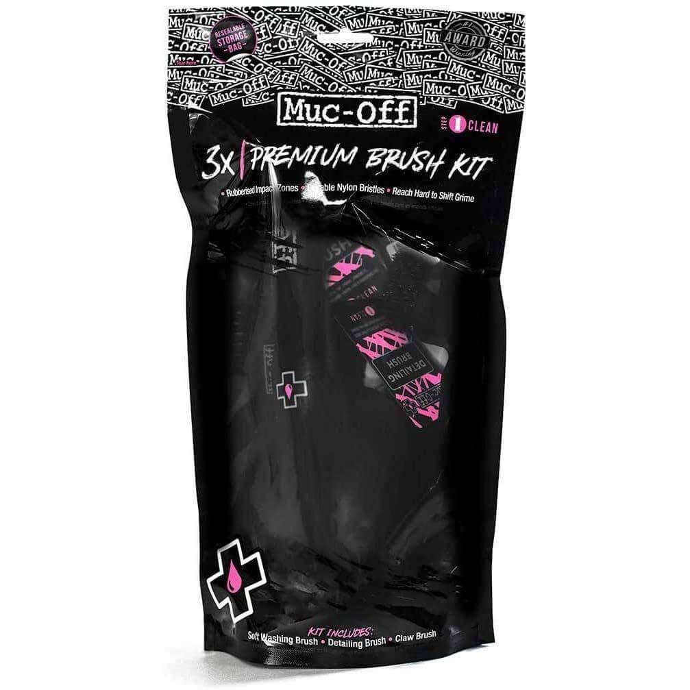 Muc-Off 3x Premium Brush Kit | Strictly Bicycles 