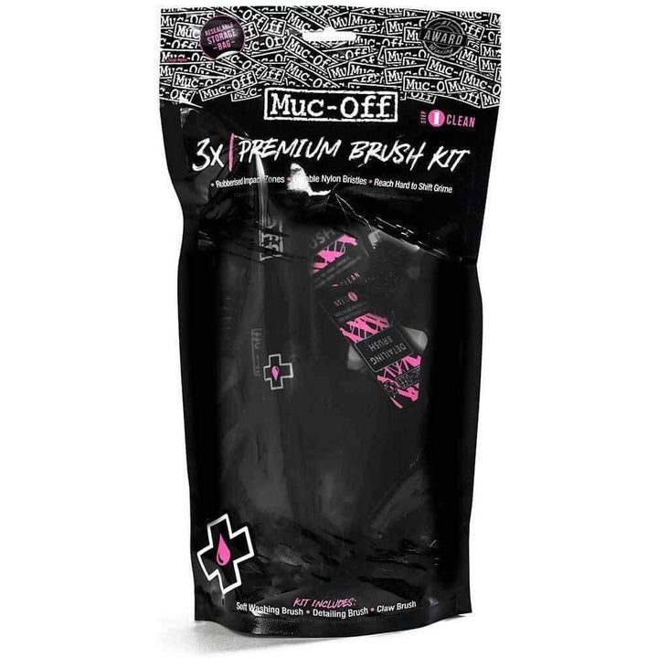 Muc-Off 3x Premium Brush Kit | Strictly Bicycles 