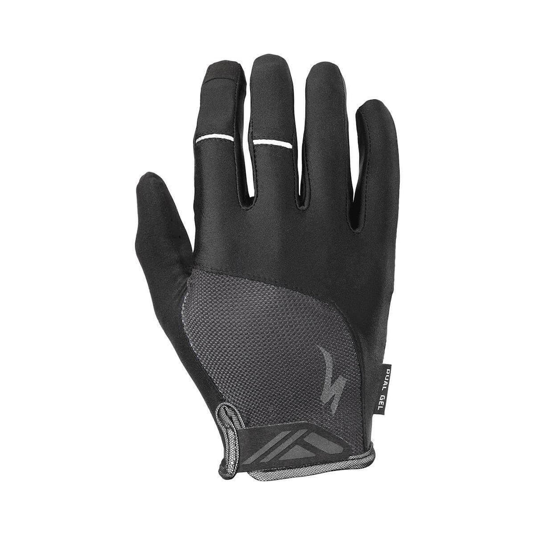 Specialized Body Geometry Dual-Gel Long Finger Gloves | Strictly Bicycles 