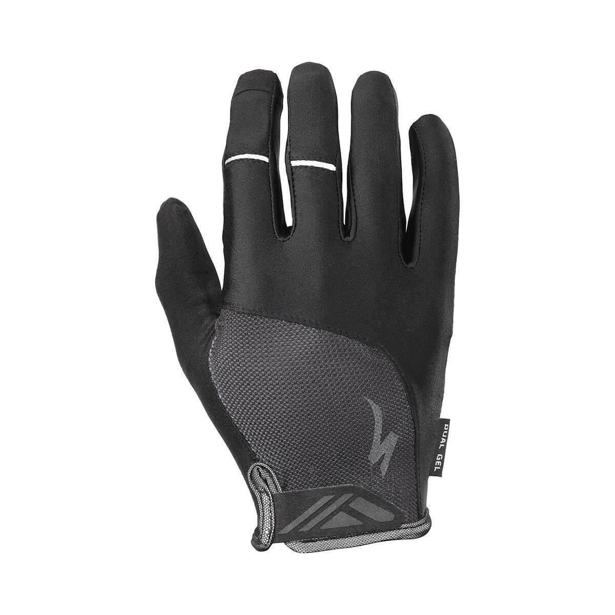 Image of Specialized Body Geometry Dual-Gel Long Finger Gloves | Strictly Bicycles