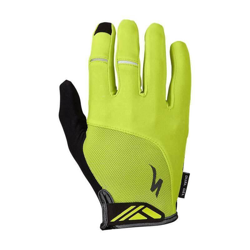 Specialized Body Geometry Dual-Gel Long Finger Gloves | Strictly Bicycles