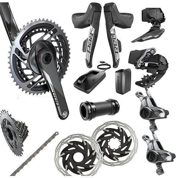 SRAM RED eTap AXS HRD 2X Groupset | Strictly Bicycles