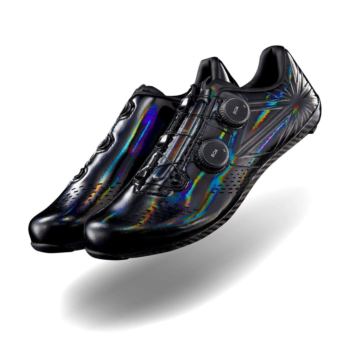 Supacaz Kazze Carbon Road Shoe - Black Holo | Strictly Bicycles