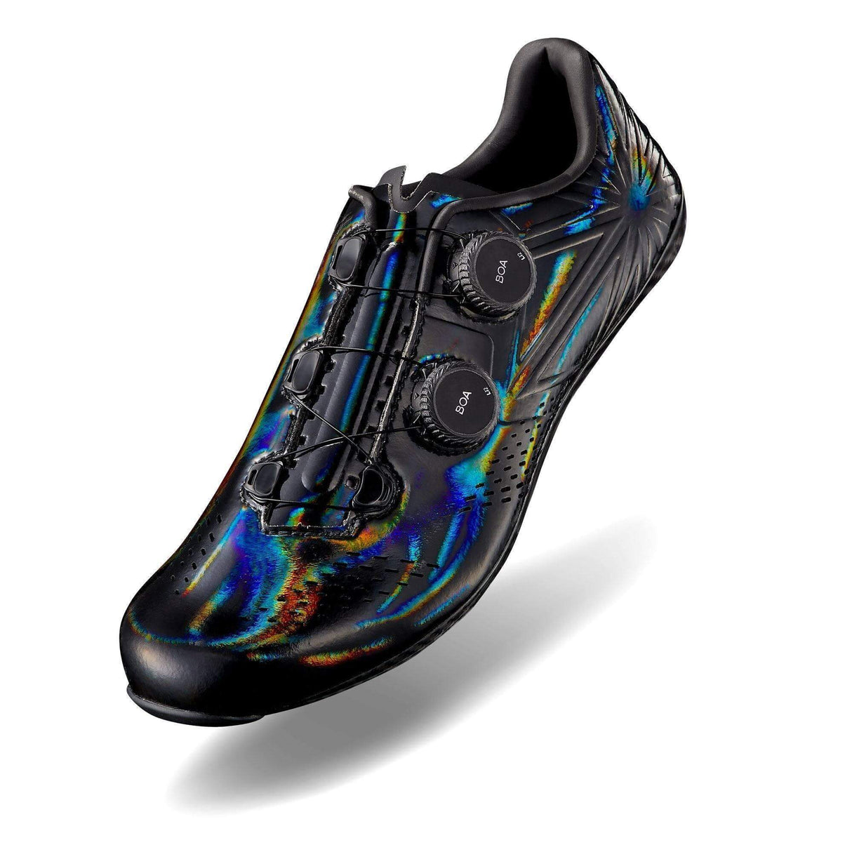 Supacaz Kazze Carbon Road Shoe - Black Holo | Strictly Bicycles