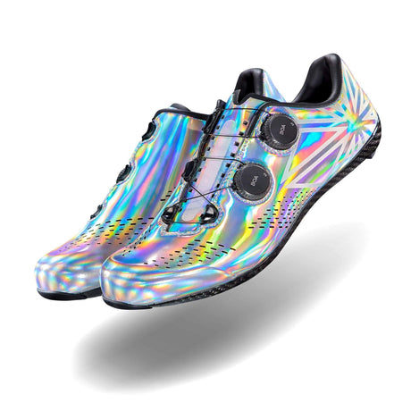 Supacaz Kazze Carbon Road Shoe - Hologram | Strictly Bicycles