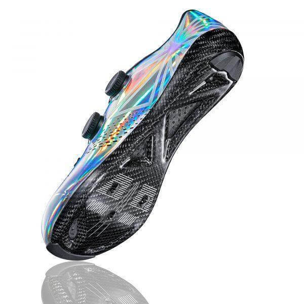 Supacaz Kazze Carbon Road Shoe - Hologram | Strictly Bicycles 