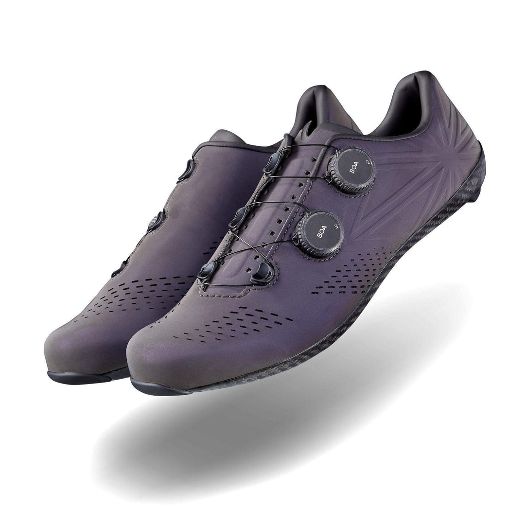 Supacaz Kazze Carbon Road Shoe - Oil Slick Reflective | Strictly Bicycles 