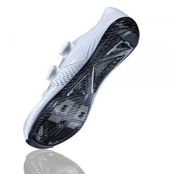 Supacaz Kazze Carbon Road Shoe - White Holo | Strictly Bicycles