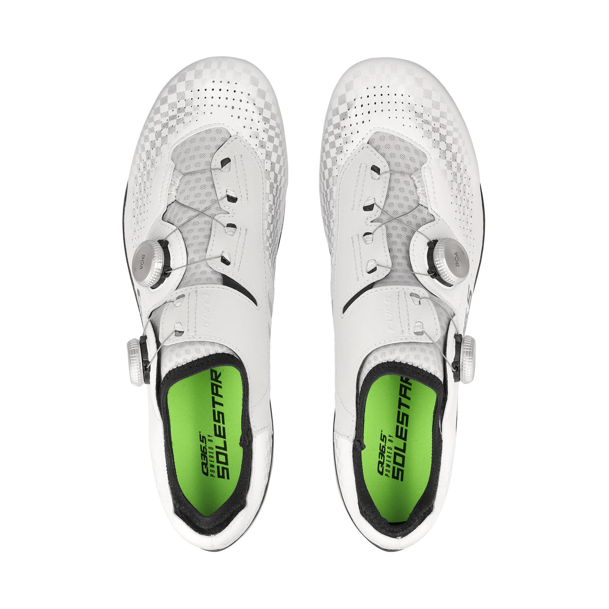Q36.5 Unique Pro 4.0 Road Shoes Check White | Strictly Bicycles