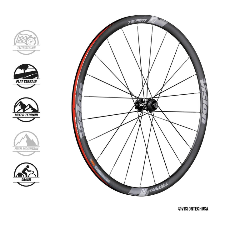 Vision FSA Vision Team 30 Disc Wheelset | Strictly Bicycles 