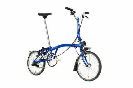 Brompton C Line Explore with Battery Lighting - Silver | Strictly Bicycles