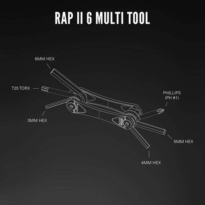 Lezyne Rap II Multi-Tool | Strictly Bicycles
