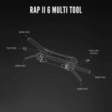 Lezyne Rap II Multi-Tool | Strictly Bicycles