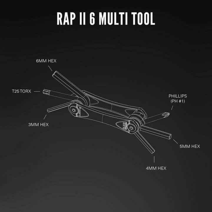 Lezyne Rap II Compact Bike Multi-Tool | Strictly Bicycles