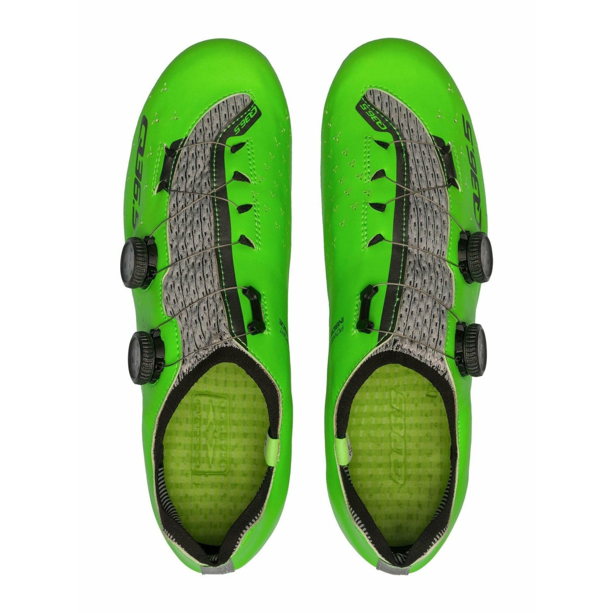 Q36.5 Unique Road Shoes - Green Fluo | Strictly Bicycles