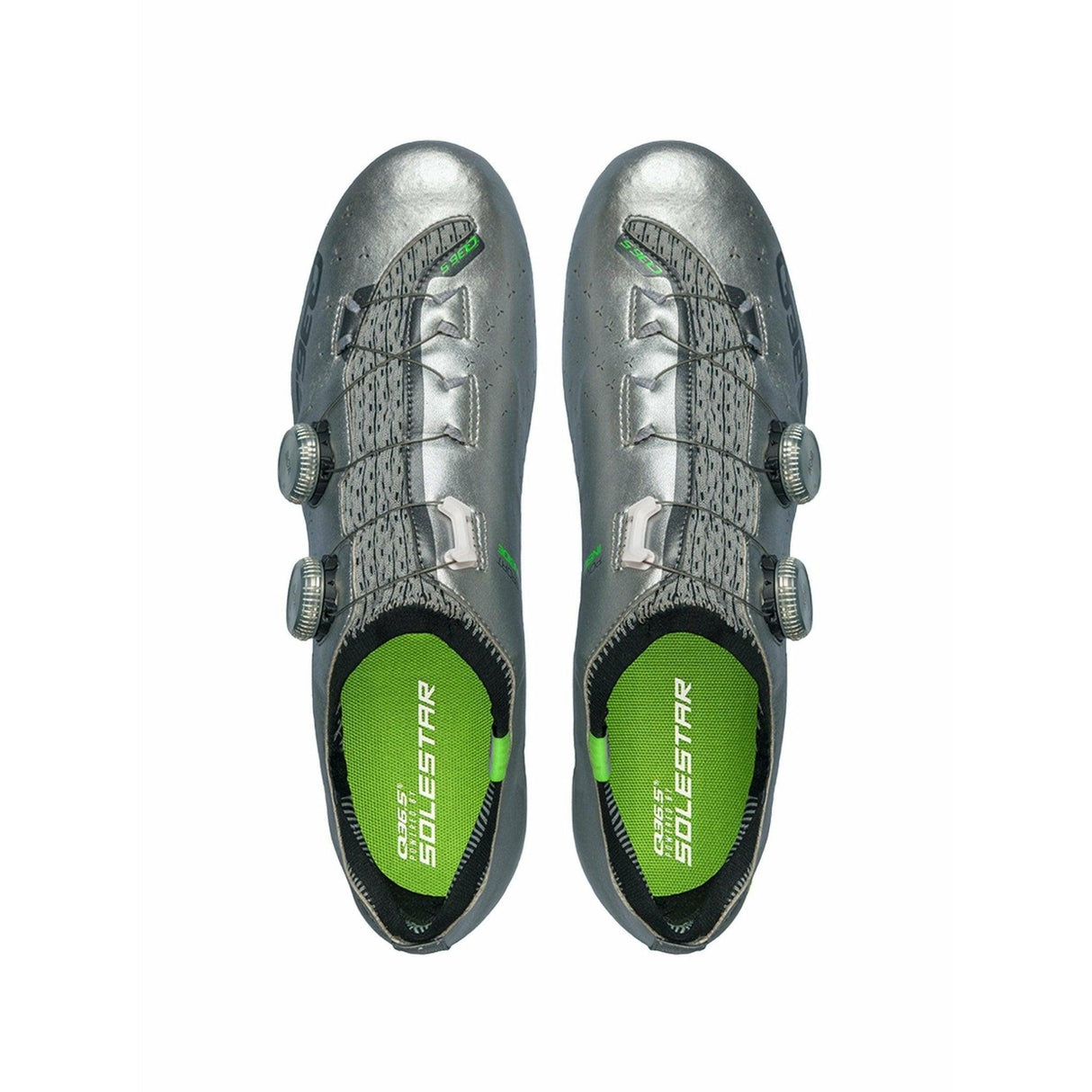 Unique Road Shoes - Silver - Strictly Bicycles